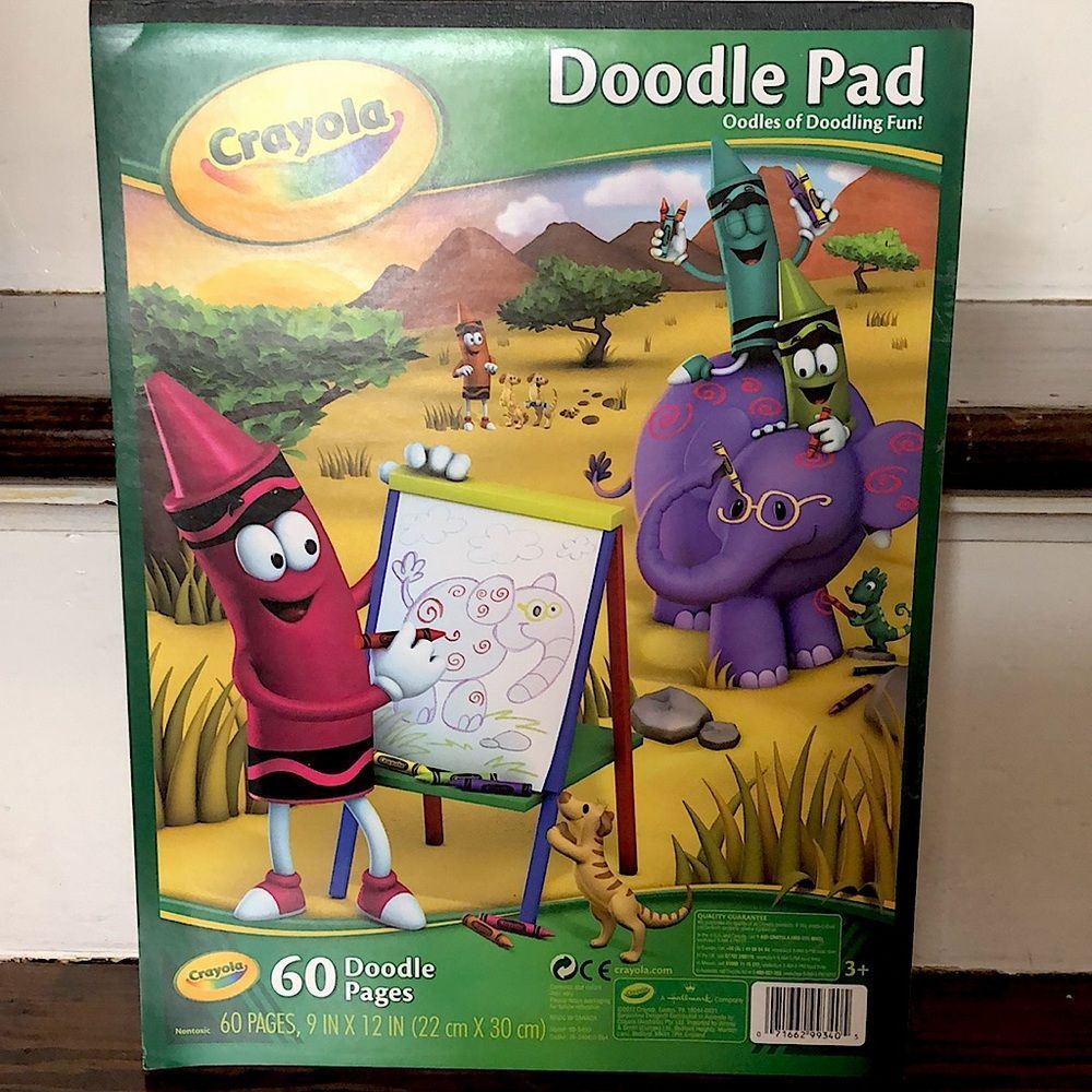 CRAYOLA DOODLE PAD Oodles of Doodling Fun Ages 3+ BRAND NEW Gift Ready!